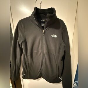 The North Face black full-zip fleece jacket woman’s Large